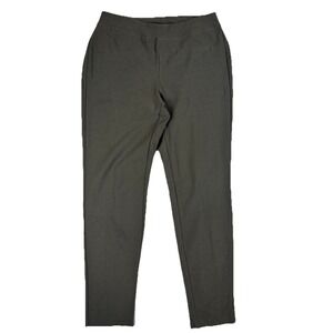 EILEEN FISHER Gray Washable Stretch Viscose Crepe Pant Sz XS Quiet Luxury